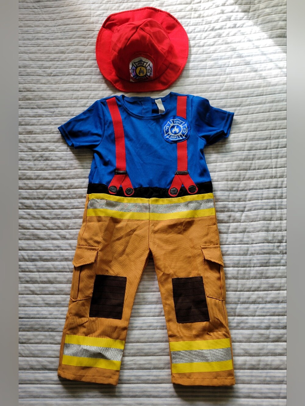 Toddler "First Fireman" Halloween Costume
